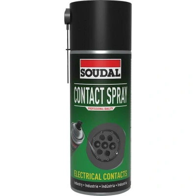 Afbeelding van SOUDAL 119715 universele reinigings en onderhoudsspray voor elektrische contacten (400ml spuitbus)