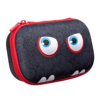 Afbeelding van Zipit Wildlings etui blauw. Zwart