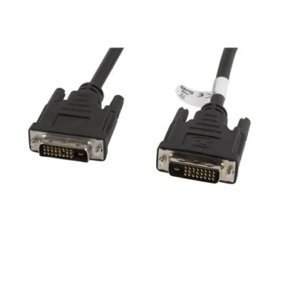 Image de Lanberg env. dvid 10cc 0018 bk dvi d (24 + 5 broches) mâle vers dual link câble noir 1,8 m