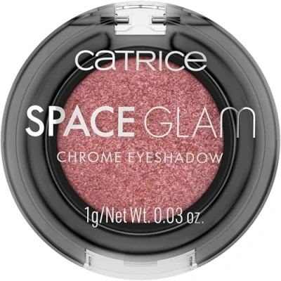 Afbeelding van Catrice Space Glam Chrome oogschaduw #050 Pink Eyeshadow langdurig, sterk gepigmenteerd, veganistisch, zonder microplasticdeeltjes, nanodeeltjes, parfum, per stuk verpakt (1 g)