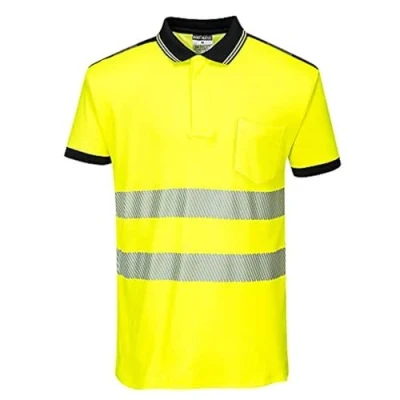 Afbeelding van PW3 Hi Vis Poloshirt Korte Mouw maat 4XL, YeBk