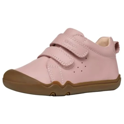 Afbeelding van Geox Steppieup Klittenbandschoenen voor kinderen, Maat: 20, Old rose Leer