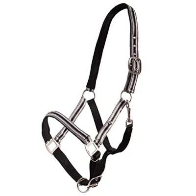 Afbeelding van QHP Halster Flore maat Full black