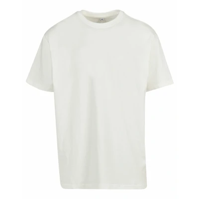 Afbeelding van Build Your Brand Oversized T shirt voor heren, Wit