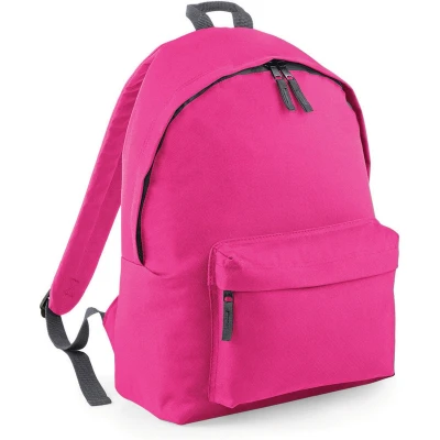 Afbeelding van Junior Fashion Backpack/Rugzak BagBase 12 Liter Fuchsia