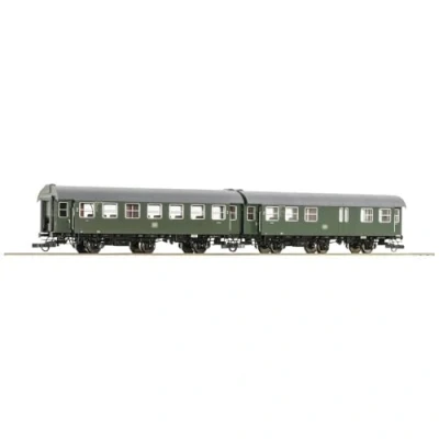 Afbeelding van Roco 6200039 H0 2 delige set 2: Ombouwwagen van de DB 2e klas B3yge, BD3yg