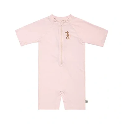 Afbeelding van Lässig Zwempak Korte Mouw Splash &amp; Fun Seahorse light pink, 13 18 mnd. Maat 86