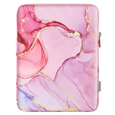 Afbeelding van MoKo Beschermhoes compatibel met iPad Air 5 10,9 inch 2022/ 4/ 3 10.5, nieuwe 9e Gen 10.2 2021/iPad 8 10.2/iPad Pro 11 2021, Galaxy Tab 10.1&#039;&#039;/Tab S8 11&#039;&#039;, Surface Go 9 wolkroze