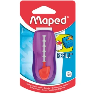 Afbeelding van MAPED Universal Gom Stick beschermde en navulbare gum, roze