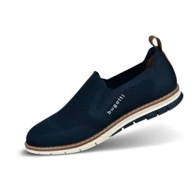 Afbeelding van bugatti Sandman Sneakers laag, Heren, Maat: 43, Dark blue Textiel