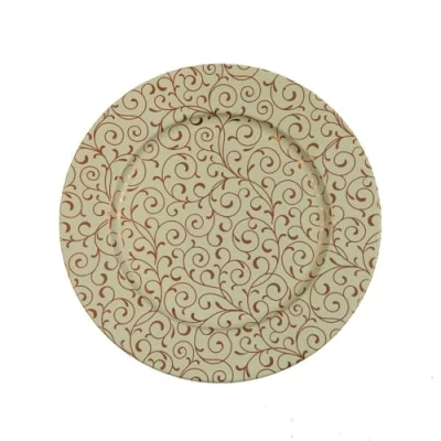 Afbeelding van Onderbord Versa Serpentine Metaal 33 x 1,5 cm