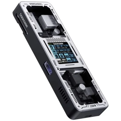 Afbeelding van Dockcase DPR71S EB USB C dockingstation Geschikt voor merk: Universeel Geïntegreerd display, Incl. laadfunctie, Power Delivery, Geïntegreerde kaartlezer