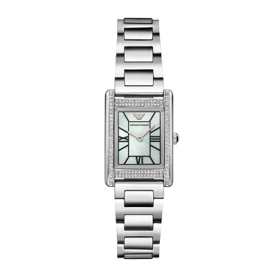 Afbeelding van Emporio Armani Genni AR11625 Horloge Staal Zilverkleurig Ø 22.5 mm