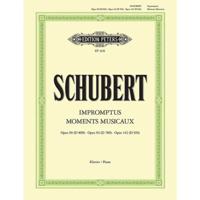 Afbeelding van Impromptus, Moments Musicaux