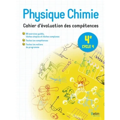 Image de Physique chimie 4e / Cahier d&#039;évaluation des compétences