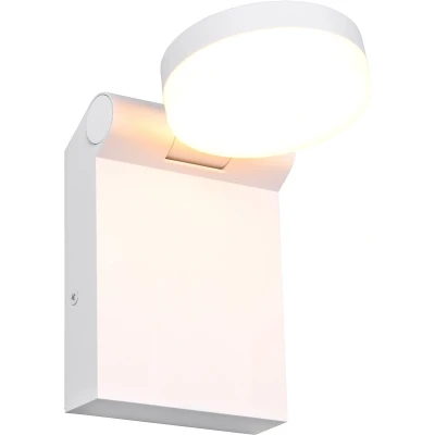 Afbeelding van Buitenwandlamp Adour, mat wit, kantelbaar, CCT, IP44