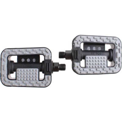 Afbeelding van Mirage Tour Platformpedalen Antislip Zwart/grijs 9/16 Inch