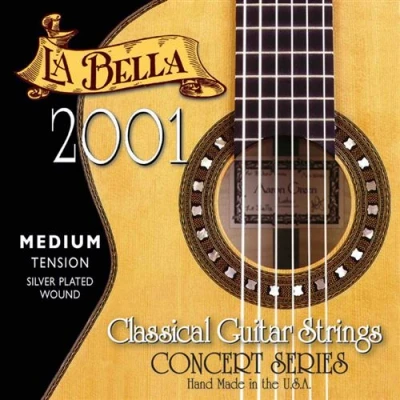 Image de Labella 2001MED Jeu de cordes guitare classique 2001 Classical Tension médium