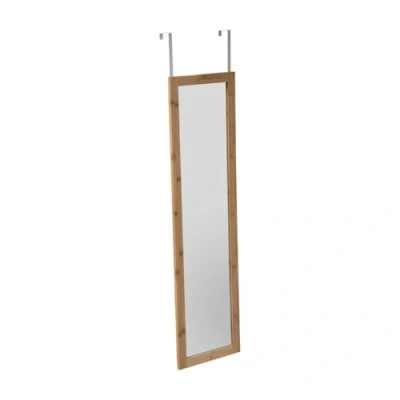Afbeelding van 5Five Deurspiegel 30x110cm Bamboe en ijzer Bruin