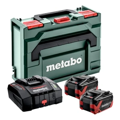 Afbeelding van METABO 685305000 18V accu laadset in metaBOX 145 (2x LiHDX 8,0Ah + ASC 290 lader)