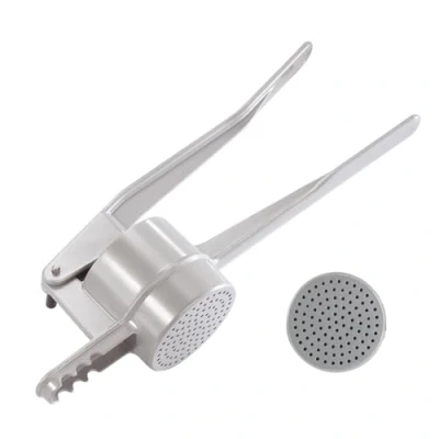 Afbeelding van Westmark Spätzle/aardappelpers, met ronde gaten, van gegoten aluminium, lengte: 41 cm, spätzlepress, zilver, 61102230