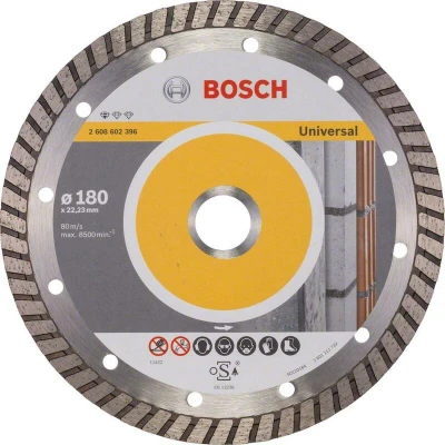 Image de BOSCH 2608602396 Disque de coupe diamanté Standard pour Universal Turbo 180 x 22,23 2,5 10 mm