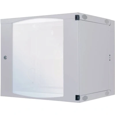 Afbeelding van Intellinet 713771 19inch wandkast (b x h d) 540 460 450 mm 9 HE Grijs wit (RAL 7035)