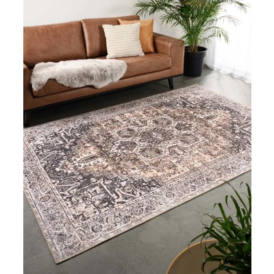 Afbeelding van Vintage Tapijt/Vloerkleed Fade No.3 Beige 140x200 Cm