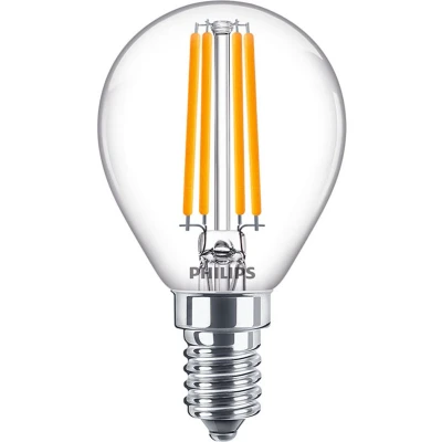 Afbeelding van Philips Corepro LEDluster E14 Kogel Filament Helder 6.5W 806lm 827 Zeer Warm Wit Vervangt 60W