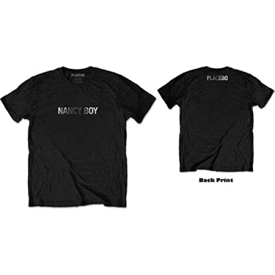Afbeelding van Placebo Nancy Boy Heren T shirt S Zwart