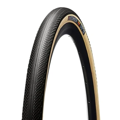 Afbeelding van HUTCHINSON OVERIDE Tubeless Ready Gravel band Rendement en comfort Stijve stangen Zwart/Tan Afmetingen 650 x 47 mm, Mates flank