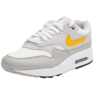 Afbeelding van Nike Sportswear AIR MAX 1 Sneakers laag, Heren, Maat: 40, Summit white/university gold Leer/ synthetisch