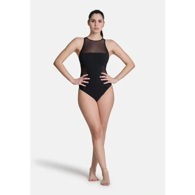 Afbeelding van Arena MESH Panels Badpak, Dames, Maat: 36, Black