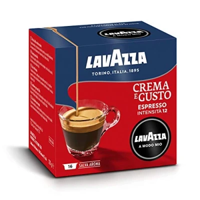 Afbeelding van Lavazza A modo mio crema e gusto grootverpakking (16x16st)