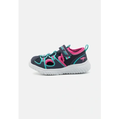 Afbeelding van Kangaroos Kijumplite Sandalen voor kinderen, Maat: 30, Dark navy/daisy pink Textiel/ synthetisch