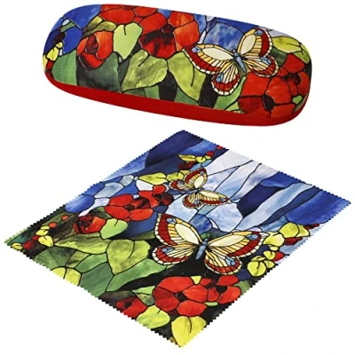 Afbeelding van Goebel Louis Comfort Tiffany Brillenkoker Vlinder Inclusief brillendoekje