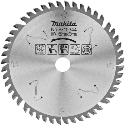 Afbeelding van Makita Inval Zaagblad 165x20x2,4mm B 10344