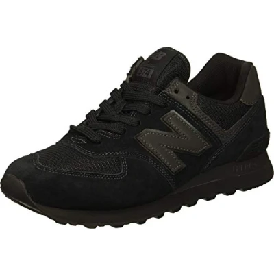 Afbeelding van New Balance 574 Core Sneakers voor heren, Triple black, 36 EU