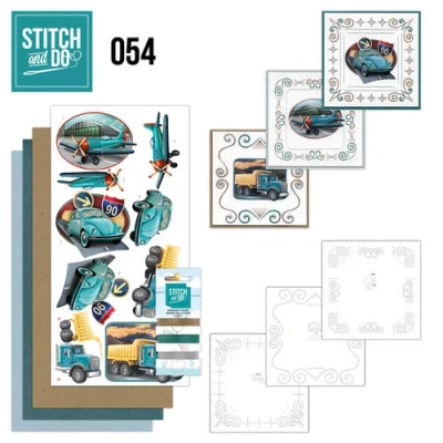 Afbeelding van Stitch and Do 54 Vintage Vehicles