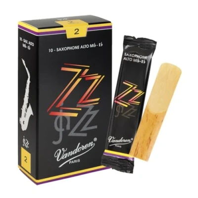 Afbeelding van Vandoren Alt Saxofoon ZZ Rieten 10 Stuks Verpakking Dikte 2.0