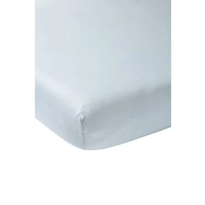 Afbeelding van Meyco Baby Uni hoeslaken ledikant light blue 60x120cm