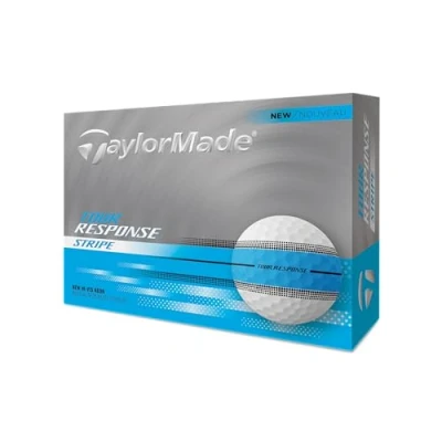 Afbeelding van TaylorMade New Tour Response Stripe golfballen, blauw, 25 stuks