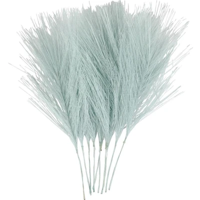 Afbeelding van Creotime Kunstveren 15 X 8 Cm Polyester Lichtblauw 10 Stuks
