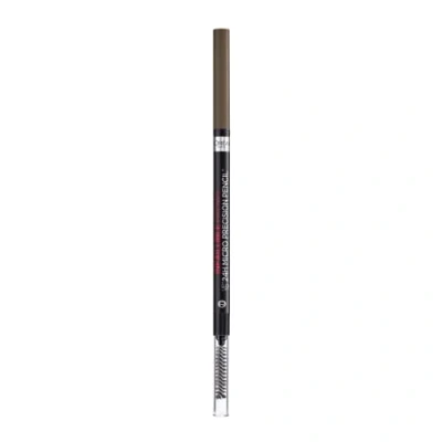 Afbeelding van L&#039;Oréal Paris Brow Artist Skinny Definer 109 Ebony Extra fijn wenkbrauwpotlood met borstel voor het nauwkeurig vullen en definiëren van de wenkbrauwen