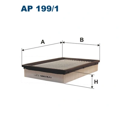 Afbeelding van FILTRON AP 199/1 Luchtfilter 47 192 286 Filter insert