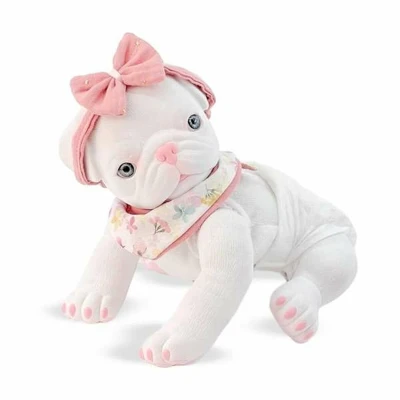 Afbeelding van Knuffel Berjuan Anireal Wit Hond 35 cm