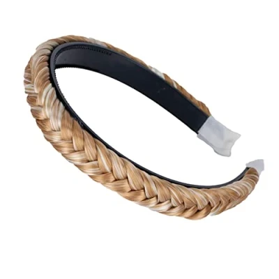 Afbeelding van PRETTYSHOP Haarband Met Vlecht Haarstukje Haarlint Blond Mix HHR12