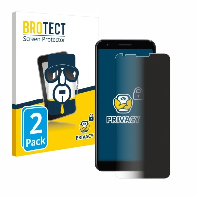 Afbeelding van BROTECT privacy screenprotector voor Google Pixel 3a XL Folie Beschermfolie Blauwlichtfilter (2 Stuks)