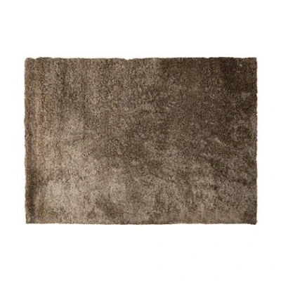 Afbeelding van PTMD Jups Brown fabric handwoven carpet L
