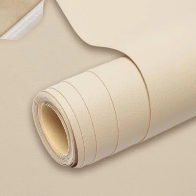 Afbeelding van Lederen patch, zelfklevend, 60 x 200 cm, kunstleer, reparatiepatch voor bank, handtassen, jassen, autostoelen, meubels, beige